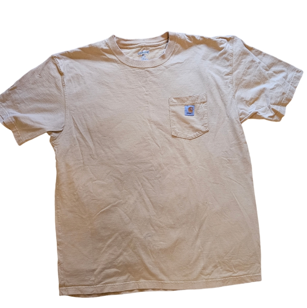 Carhartt tee - Men's XL - pale yellow